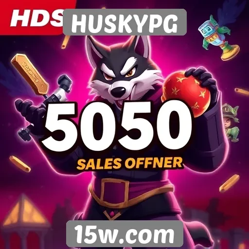 HUSKYPG oferece promoções em jogos populares